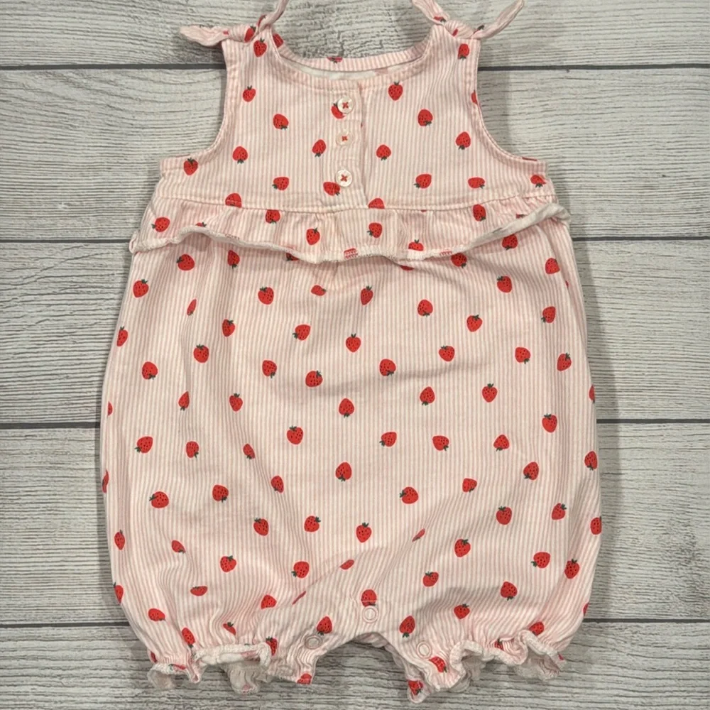 Carter’s Baby Girls Strawberry Print Romper
